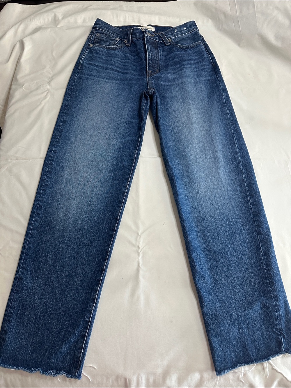 Madewell Low-Slung Straight Jeans Size 24